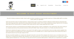 Desktop Screenshot of eastcoastrecruitment.co.za